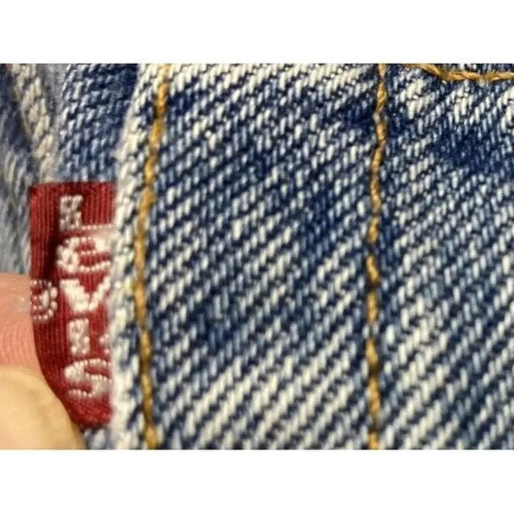 Vintage Levis 505 Mens Blue Jeans 38x32 Denim USA 1998 100% Cotton‎ Red Tab Y2k
